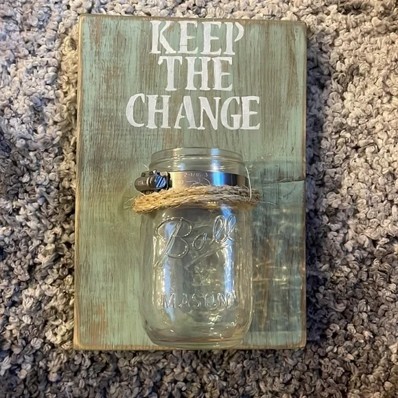 Tip jar handmade​​​​​​​​​ - Picture 2 of 5